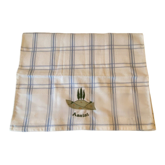 Italian Hand Towel 100% Cotton Assisi 28 1/4” x 18” Chianti Distribution - Picture 3 of 13